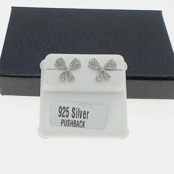 925 sterling silver luxury CZ earrings for women/girls, Best RJUS2141 - Picture 4 of 11